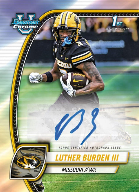 2024 Bowman University Chrome Football Hobby Jumbo