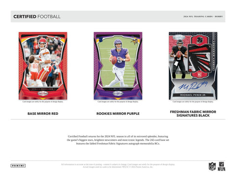 2024 Panini Certified Football Hobby