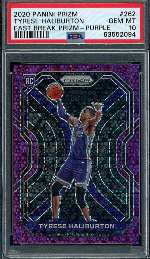 2023/24 Hit Parade Basketball Graded Limited Edition Series 2 Hobby - Tyrese Haliburton