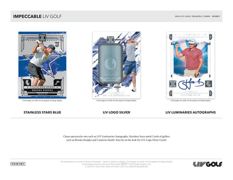 2024 Panini Impeccable LIV Golf Hobby