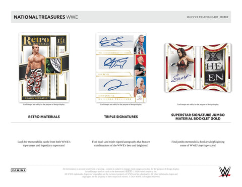 2024 Panini National Treasures WWE Wrestling Hobby