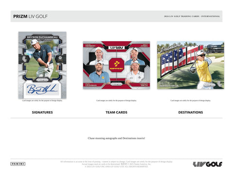 2024 Panini Prizm LIV Golf International Hobby