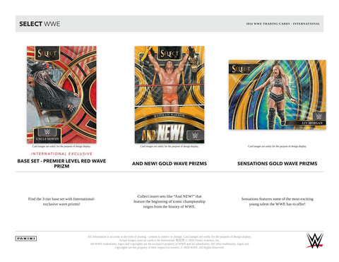 2024 Panini Select WWE Wrestling International Hobby