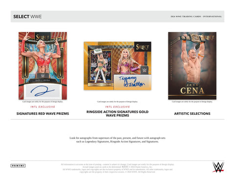 2024 Panini Select WWE Wrestling International Hobby