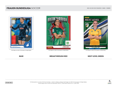 2025/26 Panini Frauen Bundesliga Soccer Hobby (Presell)
