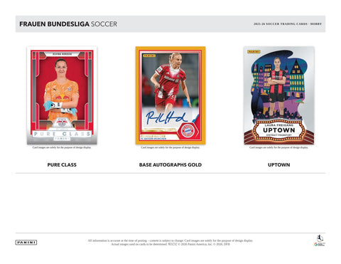 2025/26 Panini Frauen Bundesliga Soccer Hobby (Presell)