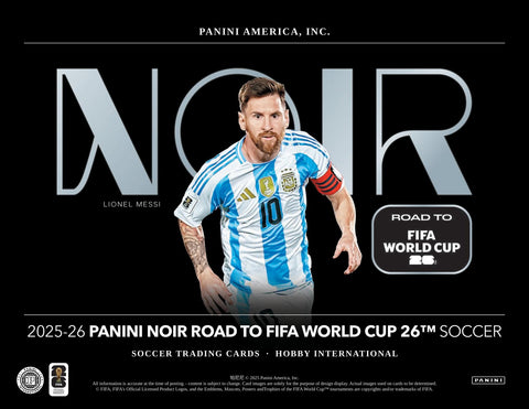2025/26 Panini Noir Road to FIFA World Cup Soccer Hobby International