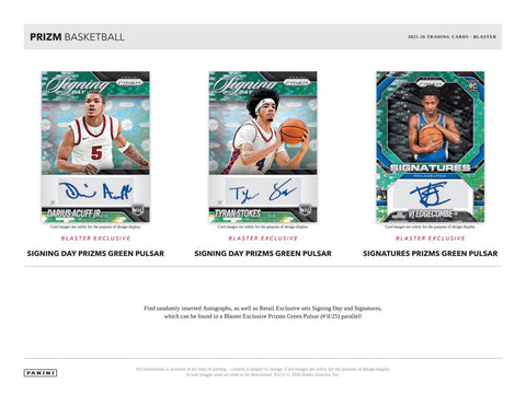 2025/26 Panini Prizm Basketball Blaster