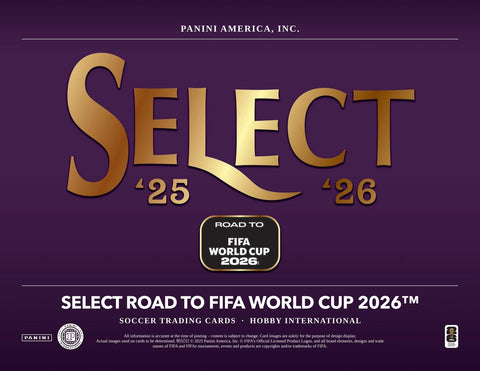 2025/26 Panini Select Road to FIFA World Cup Soccer Hobby International