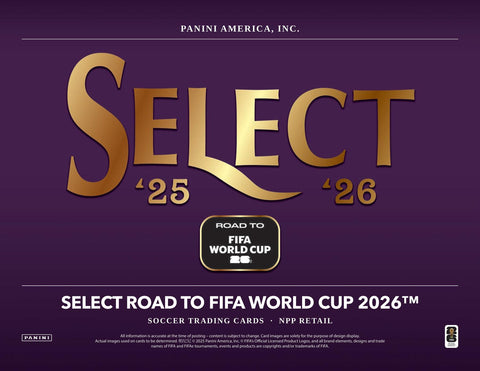 2025/26 Panini Select Road to FIFA World Cup Soccer Blaster
