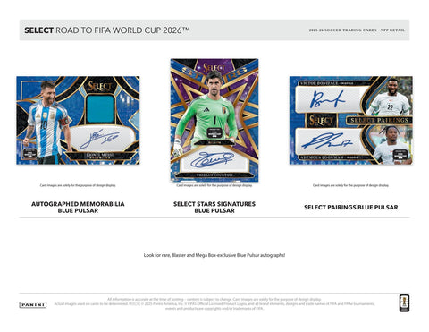 2025/26 Panini Select Road to FIFA World Cup Soccer Blaster