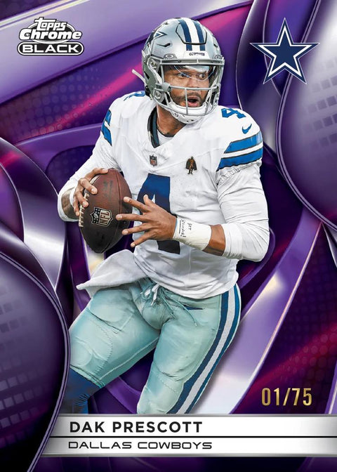 2025 Topps Chrome Black Football Hobby (Presell)