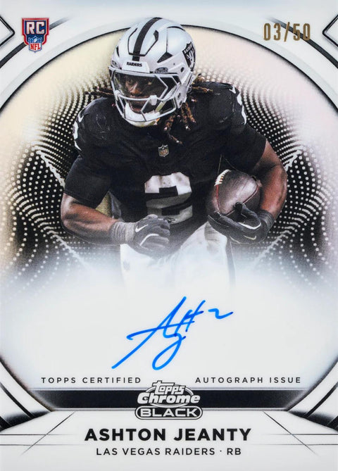 2025 Topps Chrome Black Football Hobby (Presell)