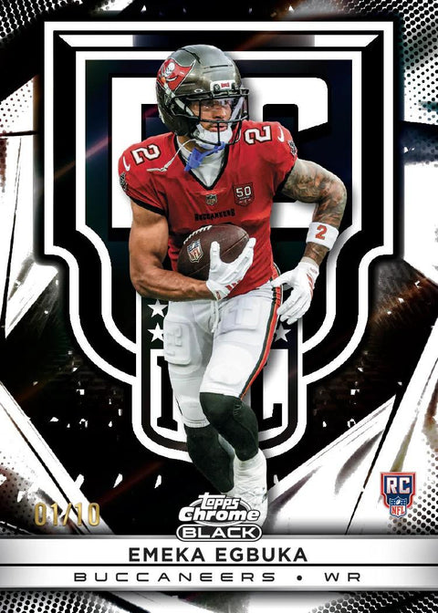 2025 Topps Chrome Black Football Hobby (Presell)