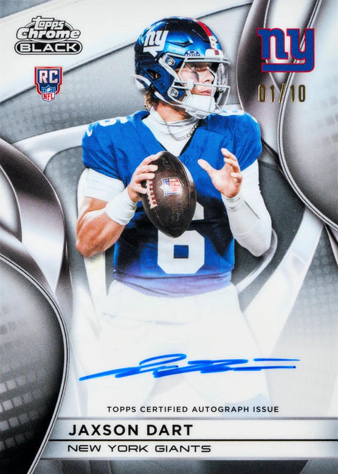 2025 Topps Chrome Black Football Hobby (Presell)