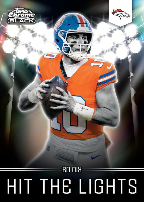 2025 Topps Chrome Black Football Hobby (Presell)