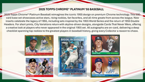 2025 Topps Chrome Platinum '55 Baseball Hobby (Presell)