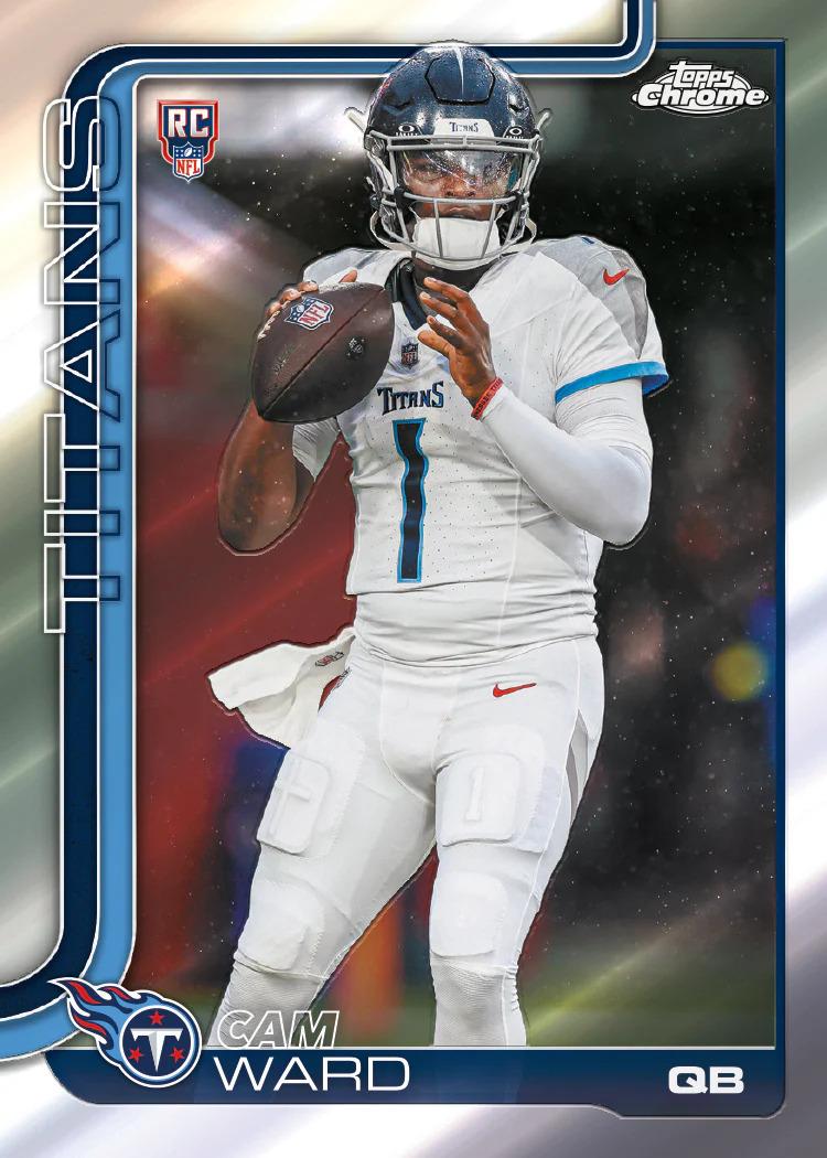 2025 Topps Chrome Football Blaster