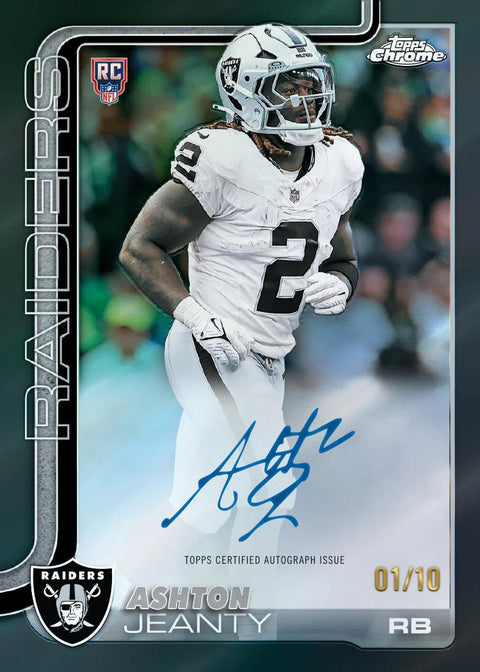 2025 Topps Chrome Football Blaster