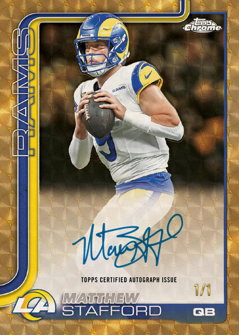 2025 Topps Chrome Football Blaster