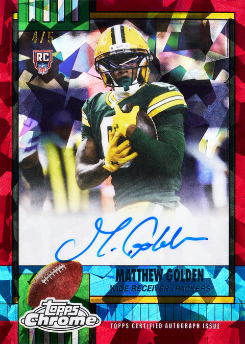 2025 Topps Chrome Football Sapphire Edition