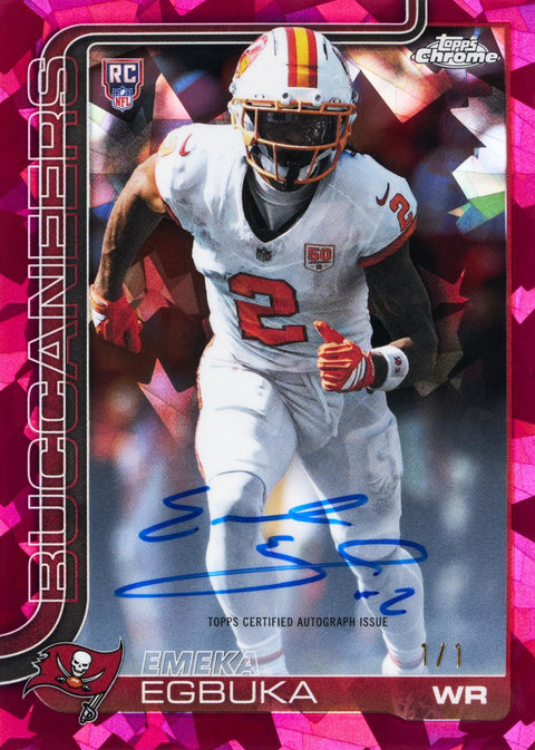 2025 Topps Chrome Football Sapphire Edition
