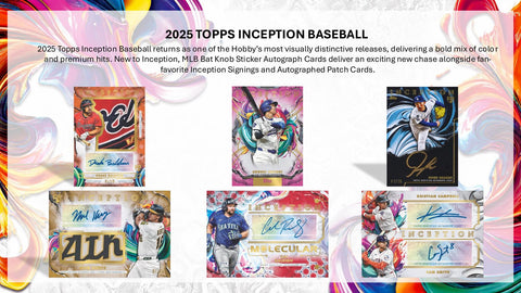 2025 Topps Inception Baseball Hobby