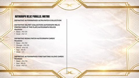 2025 Topps Definitive Collection Baseball Hobby