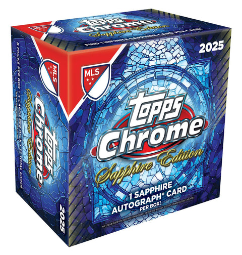 2025 Topps Chrome MLS Soccer Sapphire Edition