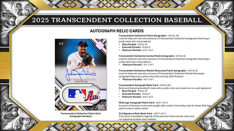 2025 Topps Transcendent Collection Baseball Hobby Case