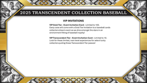 2025 Topps Transcendent Collection Baseball Hobby Case