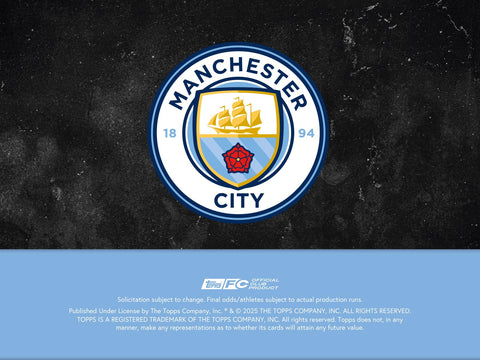 2025/26 Topps Manchester City Soccer Team Set