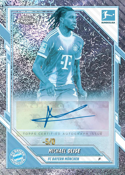 2025/26 Topps Chrome Bundesliga Soccer 7-Pack Blaster