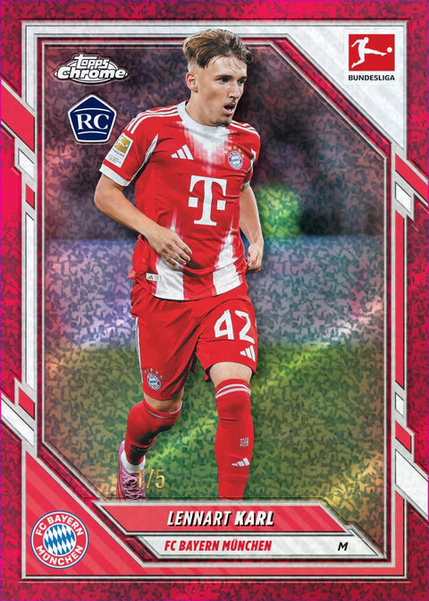 2025/26 Topps Chrome Bundesliga Soccer 7-Pack Blaster