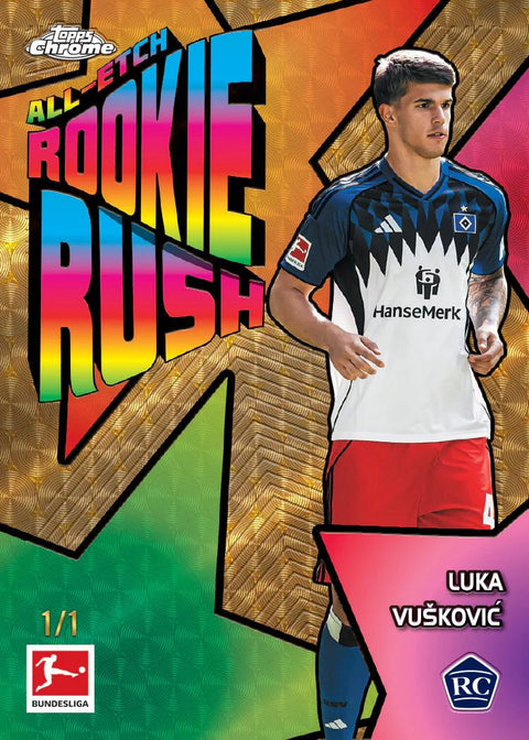 2025/26 Topps Chrome Bundesliga Soccer 7-Pack Blaster