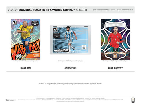 2025/26 Panini Donruss Road to FIFA World Cup Soccer Hobby International