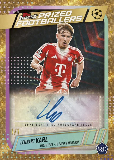 2025/26 Topps UEFA Club Competitions Finest Soccer Hobby