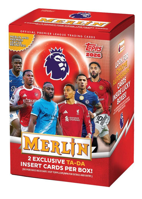 2025/26 Topps Merlin Premier League EPL Soccer Blaster (Presell)