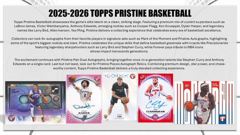 2025/26 Topps Pristine Basketball Hobby (Presell)
