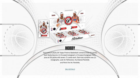 2025/26 Topps Pristine Basketball Hobby (Presell)