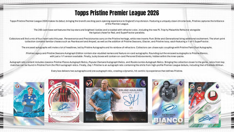 2025/26 Topps Pristine Premier League EPL Soccer Hobby