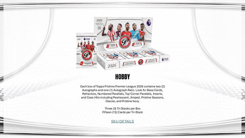 2025/26 Topps Pristine Premier League EPL Soccer Hobby