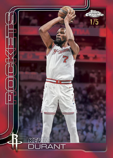 2025/26 Topps Chrome Update Series Basketball Hobby Jumbo