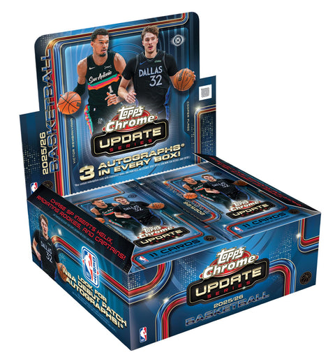 2025/26 Topps Chrome Update Series Basketball Hobby Jumbo