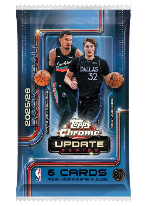 2025/26 Topps Chrome Update Series Basketball Mega (Presell)