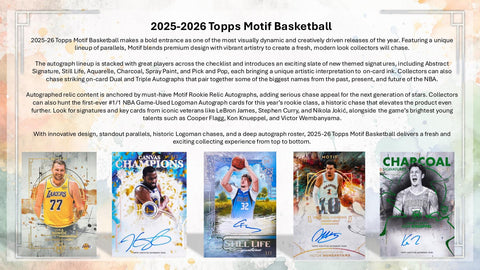 2025/26 Topps Motif Basketball Hobby