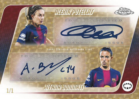 2025/26 Topps Chrome Women's UEFA Champions League Soccer Hobby