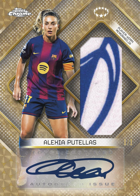 2025/26 Topps Chrome Women's UEFA Champions League Soccer Hobby