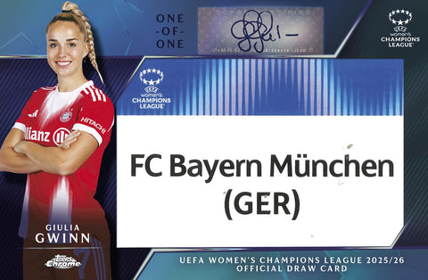 2025/26 Topps Chrome Women's UEFA Champions League Soccer Hobby