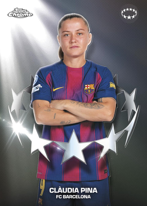 2025/26 Topps Chrome Women's UEFA Champions League Soccer Hobby